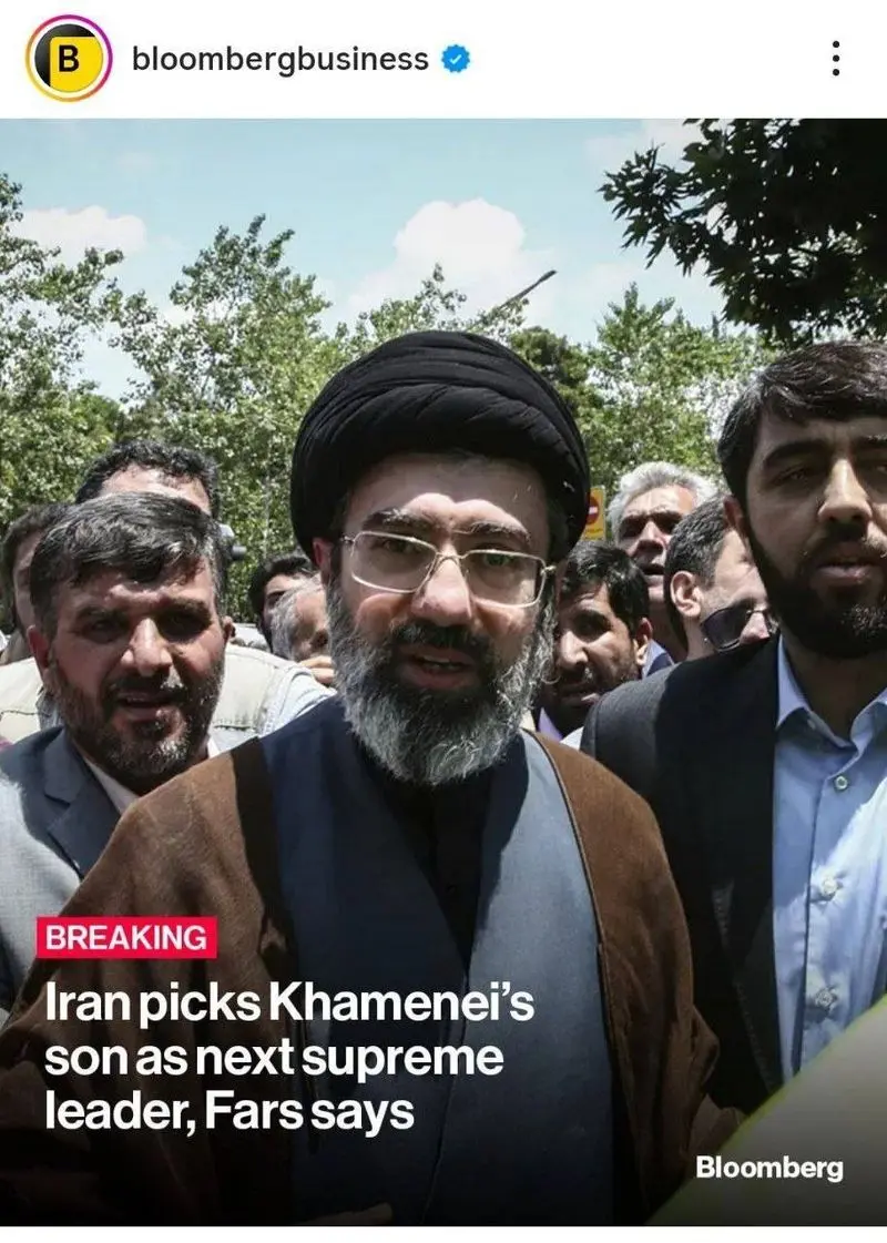 بازتاب جهانی انتخاب رهبری جدید جمهوری اسلامی ایران