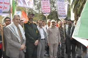 حضور حماسی مدیرکل، معاونین و کارکنان اداره‌کل بیمه سلامت مازندران در رزمایش بزرگ «جان‌فدایان ایران اسلامی»